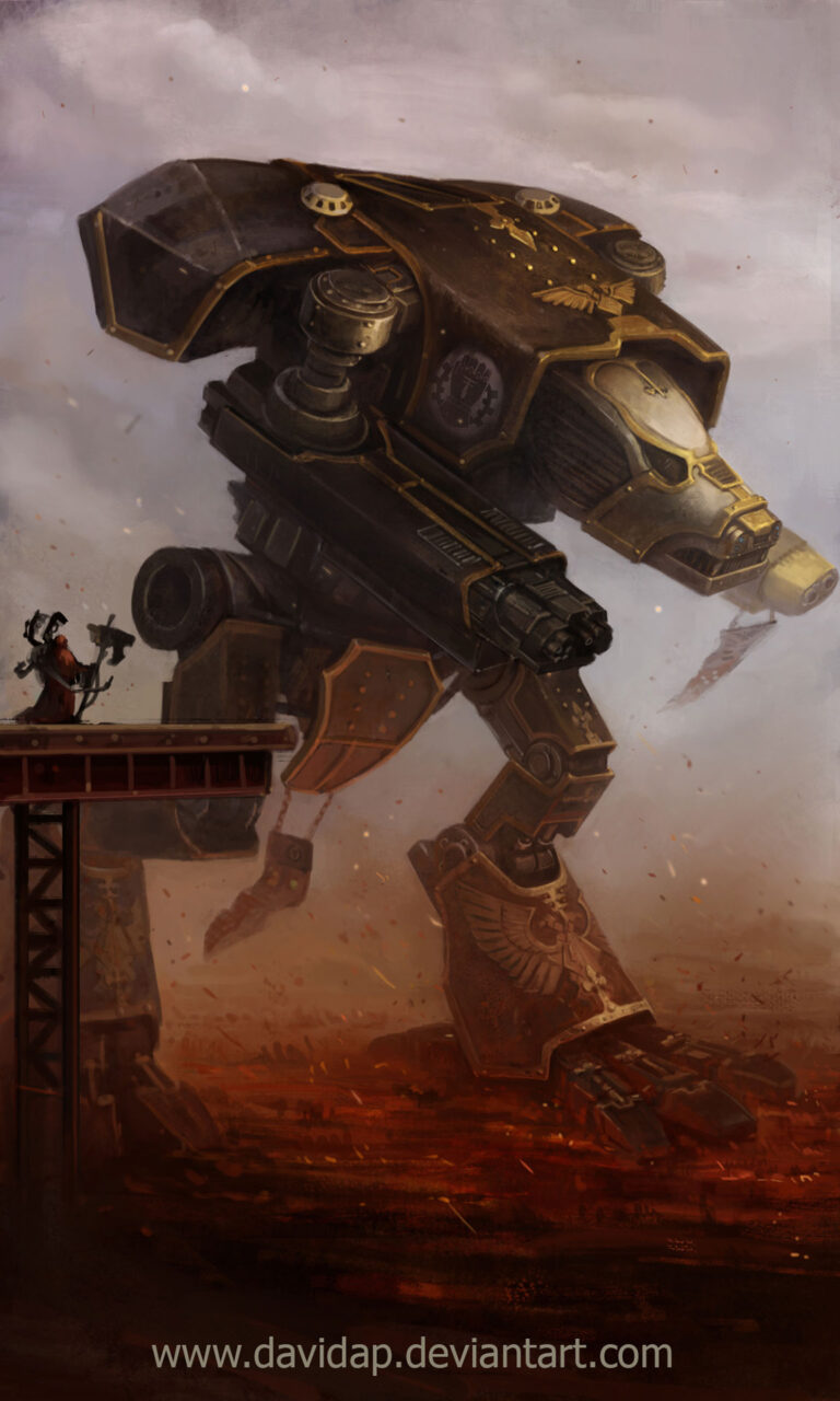 Titan Warhound Legio Crucius by David Arenas 
