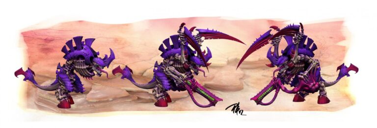 Tyranid Carnifex by Motion-in-Poetry