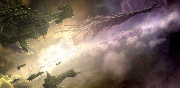 Tyranid Hive Ship by Noah Stacey 