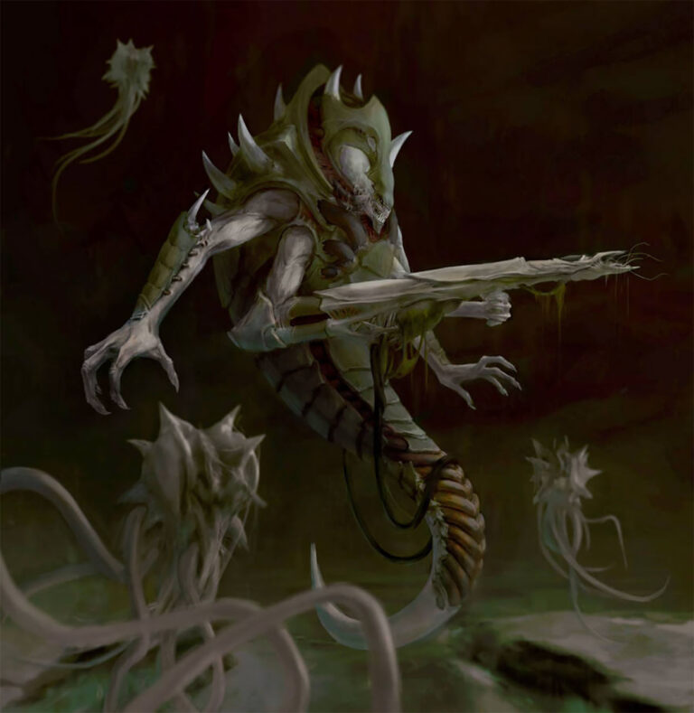 Tyranid Psyker by Petra Frankova 