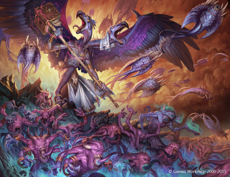 Tzeentch Daemons by Johan Grenier 
