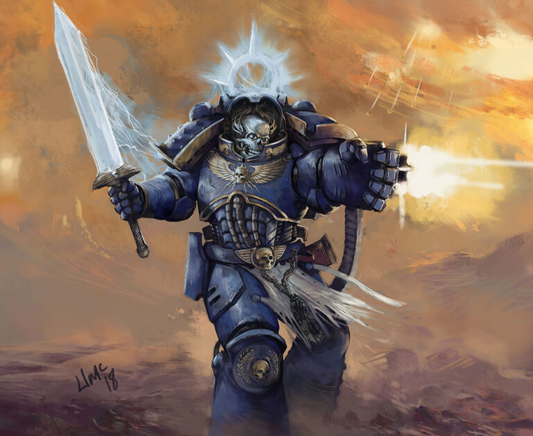 Ultramarine Chaplain by William Ultramarine Chaplain by William