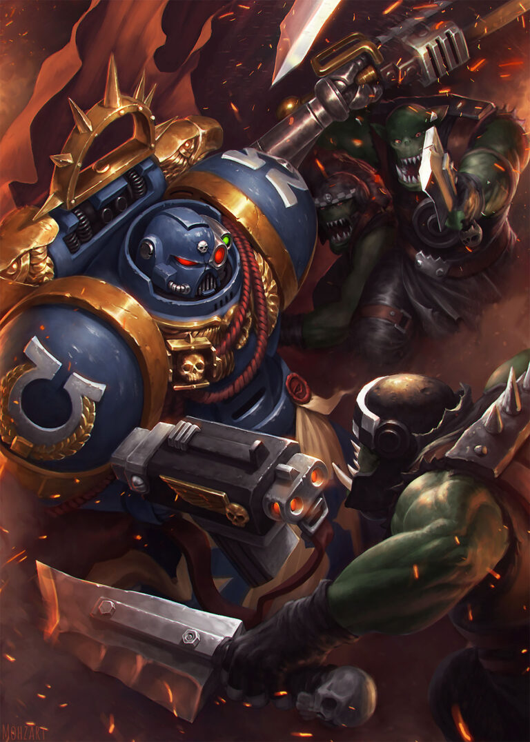 Ultramarine Commander by Mohammad Z. Mukhtar 