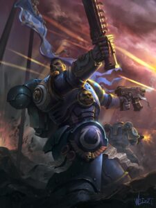 Ultramarine Space Marine by WEi Zi