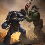 Ultramarine Vs Ork by Thomas Wievegg (thomaswievegg)