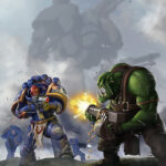 Ultramarine vs Ork by Lo Siu (Roger Siuraneta)