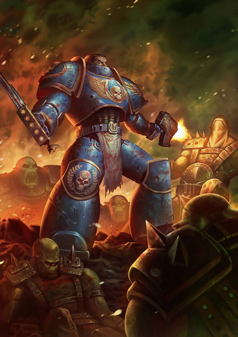 Ultramarine vs Orks by Fredrick Runtu 