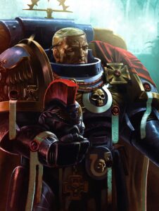 Ultramarines Captain by Edouard Boccard