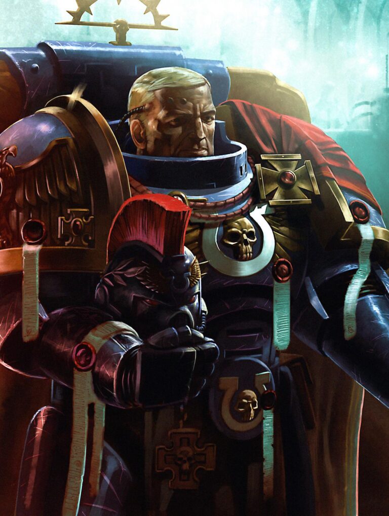 Ultramarines Captain by Edouard Boccard