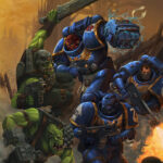 Ultramarines vs Orks by Travis Nash