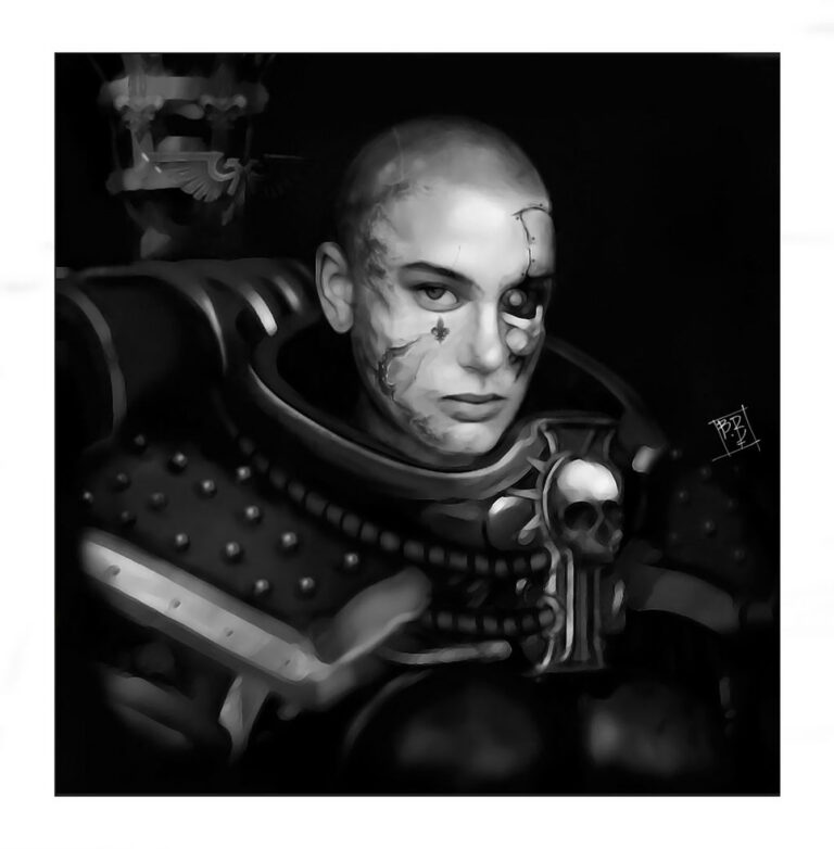 Veteran Adepta Sororita by Bruno Brisson 