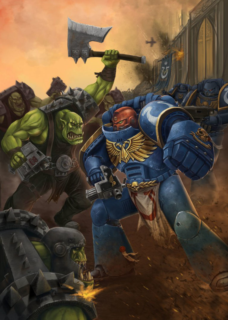 Warhammer 40k Test Piece by Travis Nash