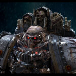 Warhammer Chaplain by Pavel Zolotko (Pabel Art | PabelBilly)