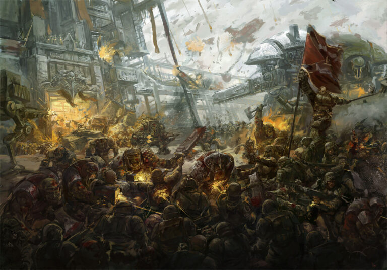 Warhammer Red Waagh! by Fares Maese 