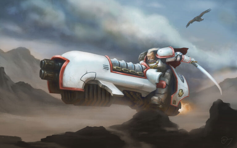 White Scar Jetbike by Chris Worth 