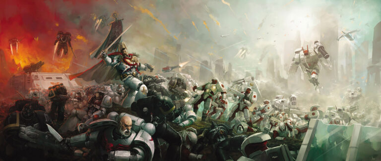 White Scars vs T’au by Fares Maese 