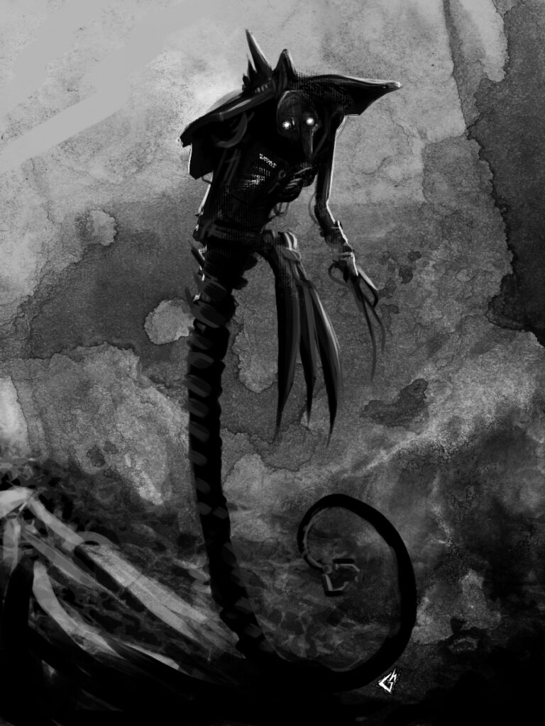 Wraith Sketch by Gavin Hargest 