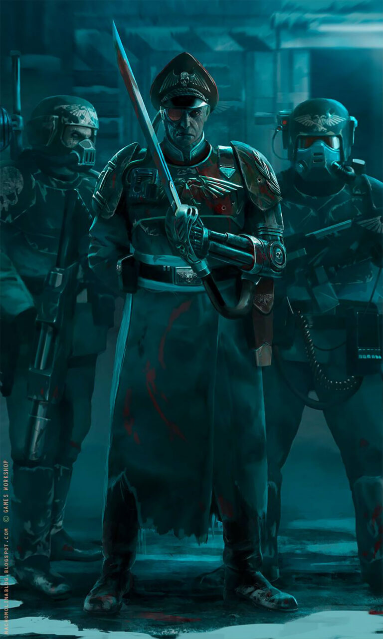 RED WAAAGH: Cadians by Nacho Molina 