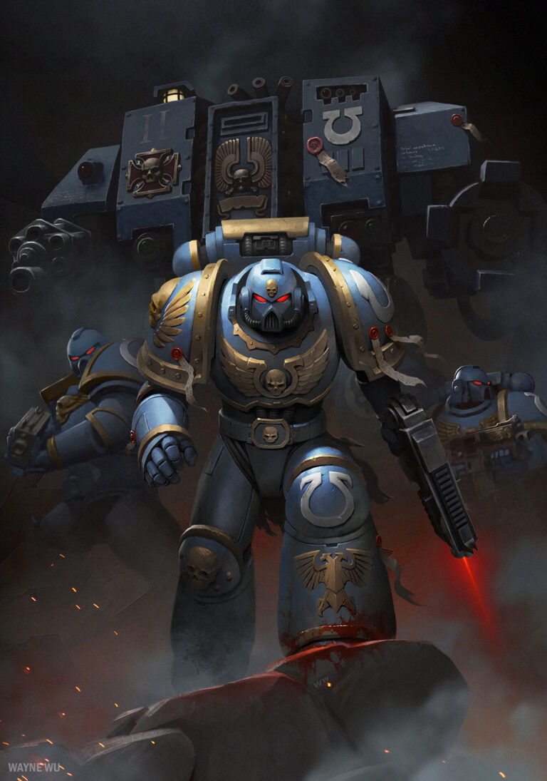 Space Marine by Wayne Wu 