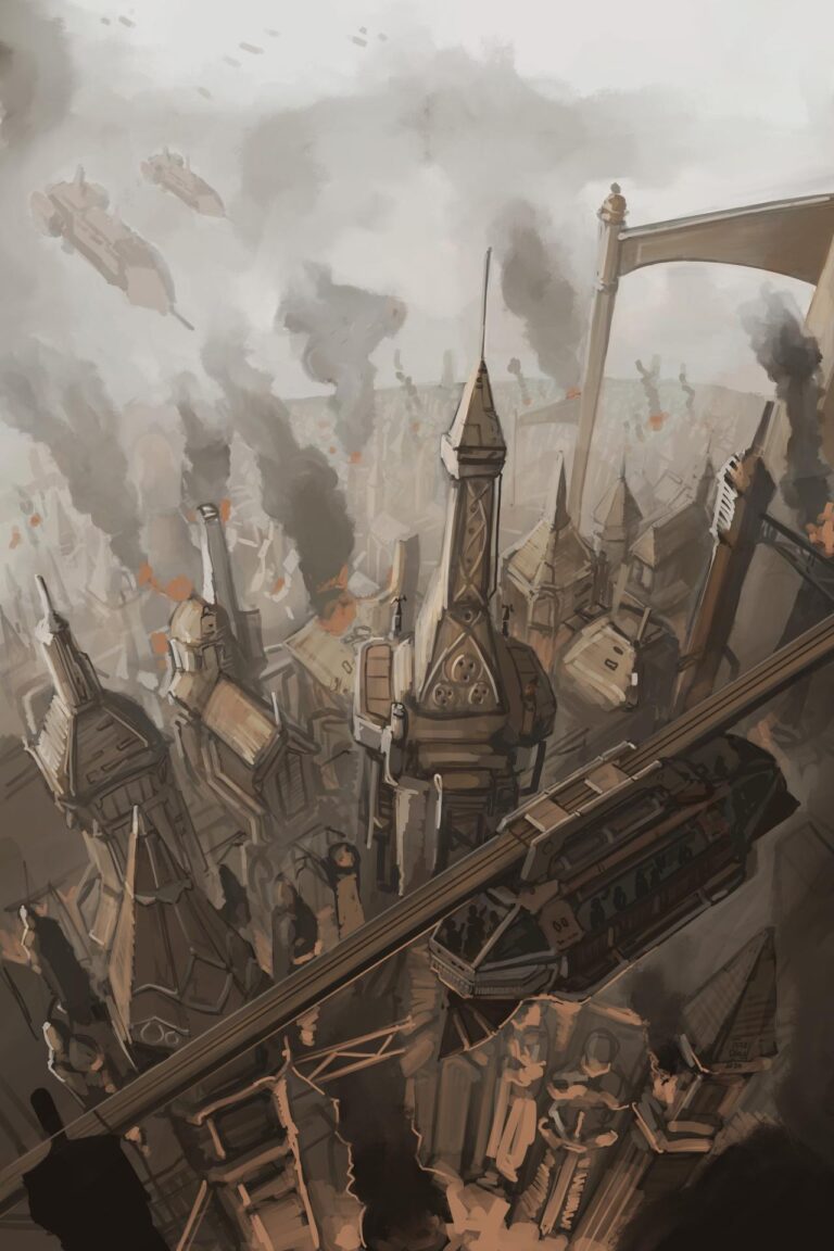 Warhammer 40K Hive City by Oleg Tsoy 
