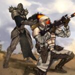 Battle Sister and Guardsman by Yuri Melentev (yurimelentev)
