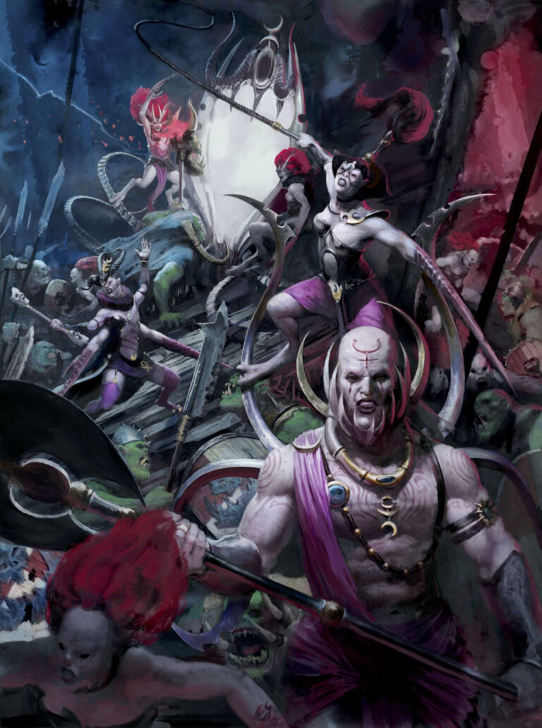 Heralds of Slaanesh by Phil Moss 
