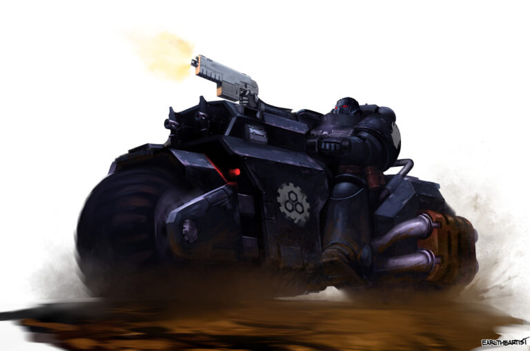 Iron Hands Outrider by George Earl Abalayan 