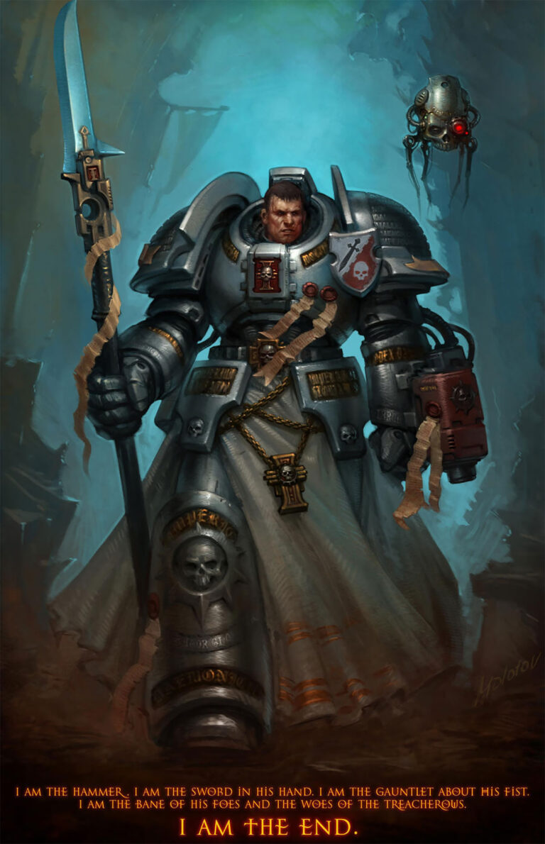 Grey Knight Justicar by Vadim Bakhlychev 