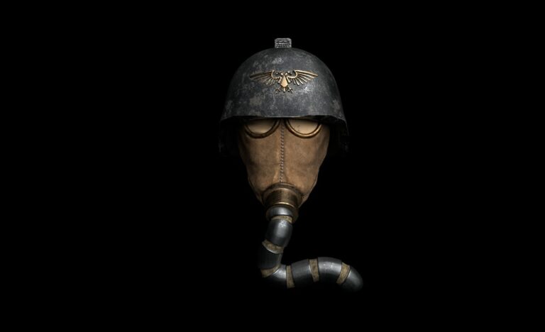 40K Death Korps of Krieg Mask by Nathan Mulhollen