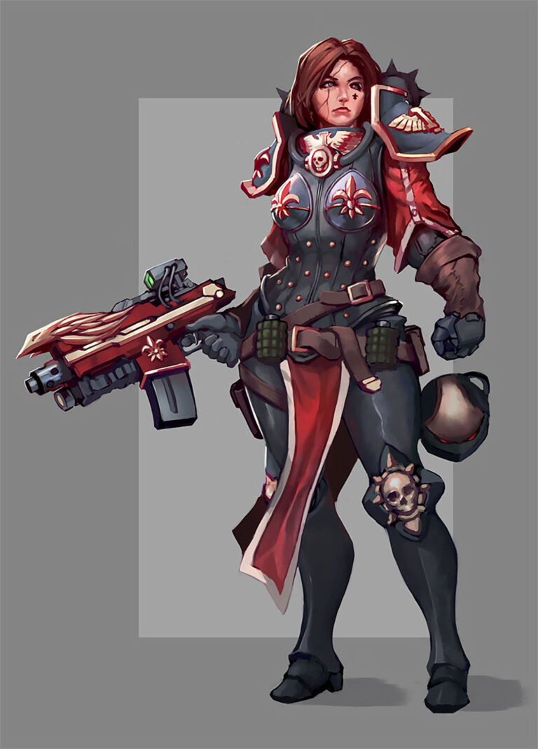 Adepta Sororitas by Haoqian "Pan" Wen 