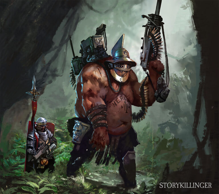 Adeptus Arbites by Stefan Ristić 