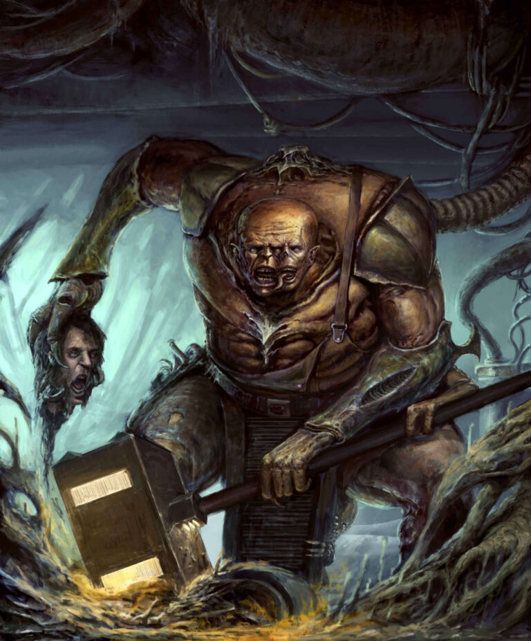 Genestealer Cult Aberrant by Cristian Alias 