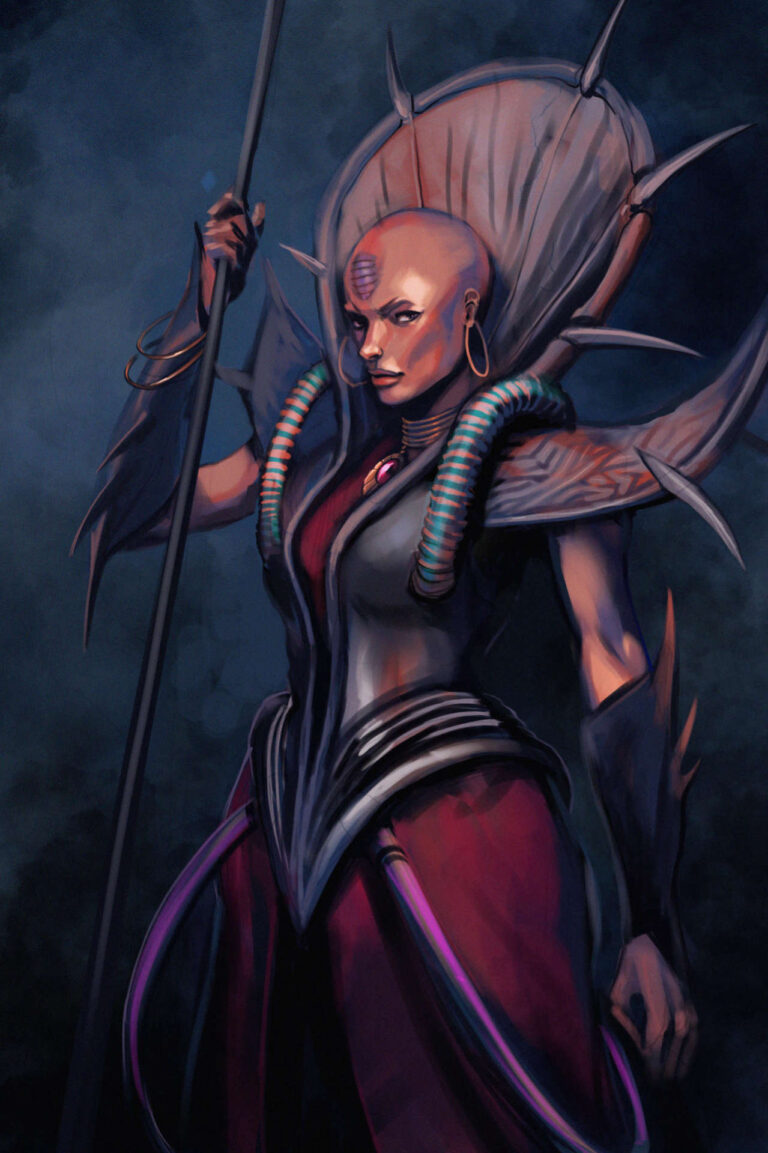 Genestealer Female Magus by OD60