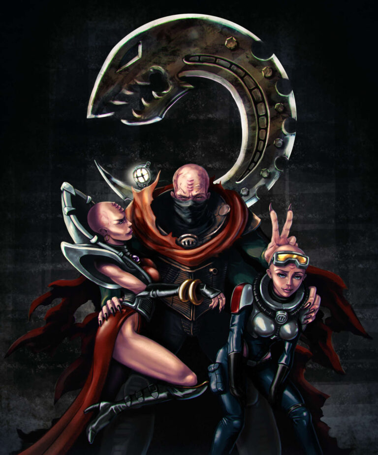 Kelermorph and Girlz by Andrei Drozhzhin 