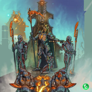 Necron Lord by Fabrizio Carminati 