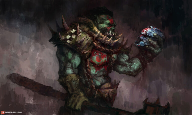 Savage Orc by Dmitry Brushray 