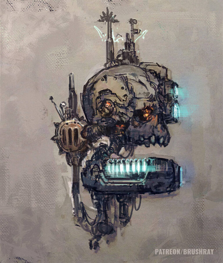 Servo-Skull by Dmitry Brushray 