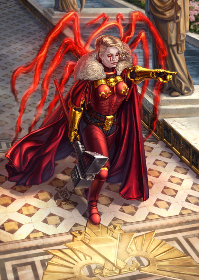 The Blessing of Saint Mina by Inkary 