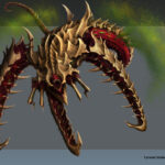 Tyranid Stalker Drone Ship by Andrew Mezentsew (Death_Jester)