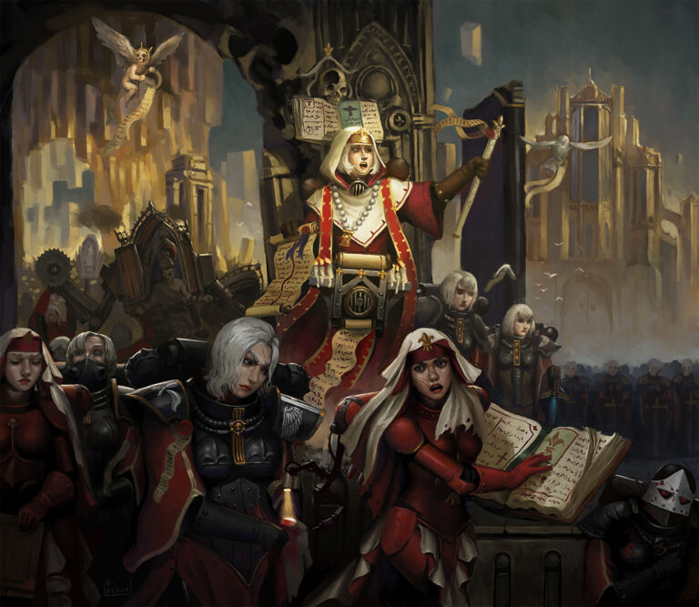 Adepta Sororitas by Gauthier Redon 