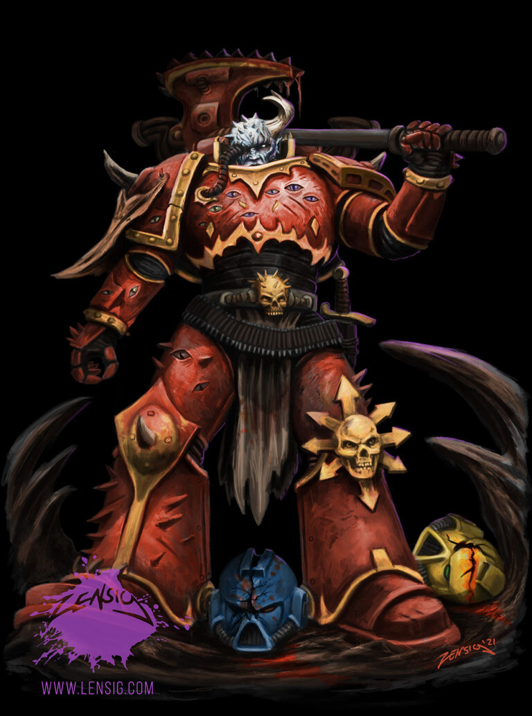 Chaos Marine by Björn Lensig 