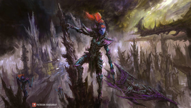Dark Eldar by Dmitry Brushray 