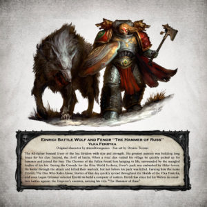 Einridi Battle Wolf and Fengr by Orniris Terensi