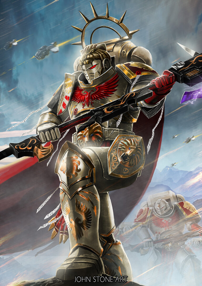 Emperor’s Lion’s Chapter Master by John Stone 