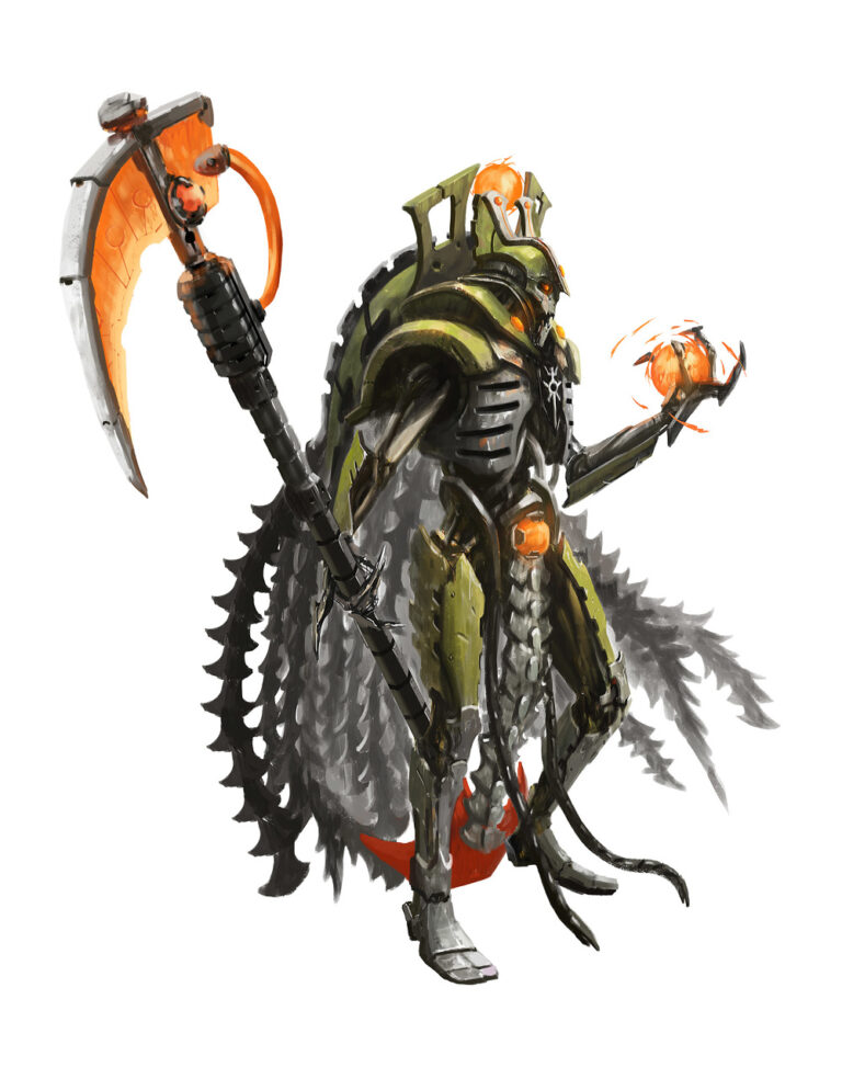 Necron Overlord by Fred Rambaud Necron Overlord by Fred Rambaud
