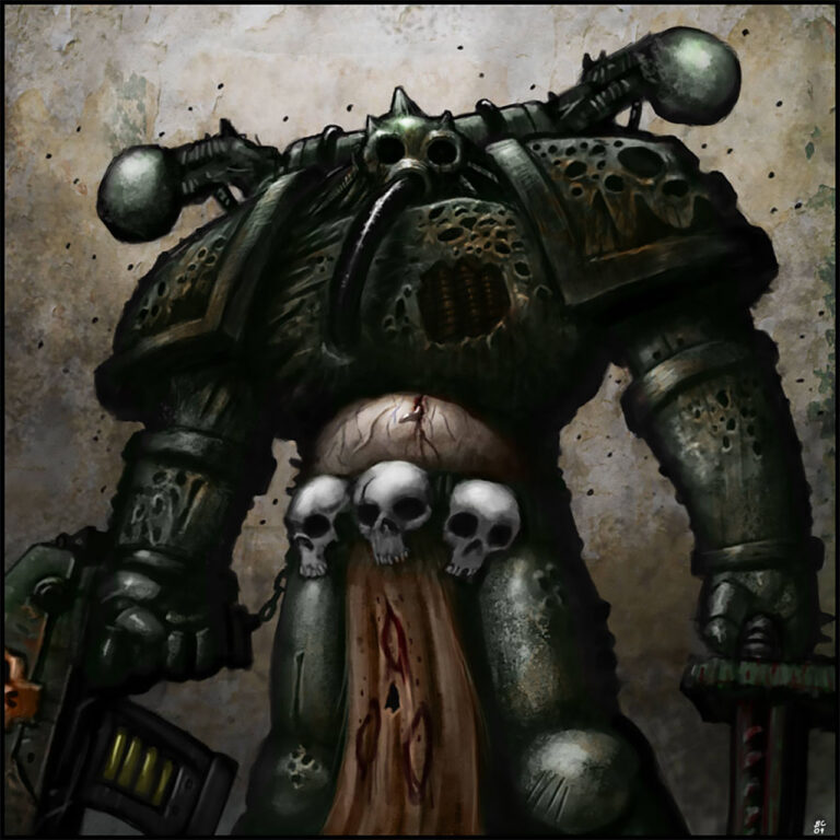 Nurgle Marine by Brian C Nurgle Marine by Brian C