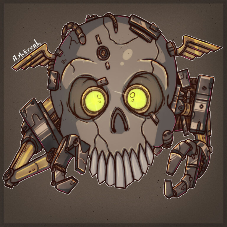 Servo Skull by Alex McGreal 
