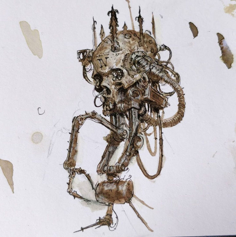 Servo-Skull by Lewis Jones 