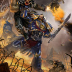 Ultramarine vs Orks by David Alvarez (DavidAlvarezArt | david_rez | david_alvarez_art)