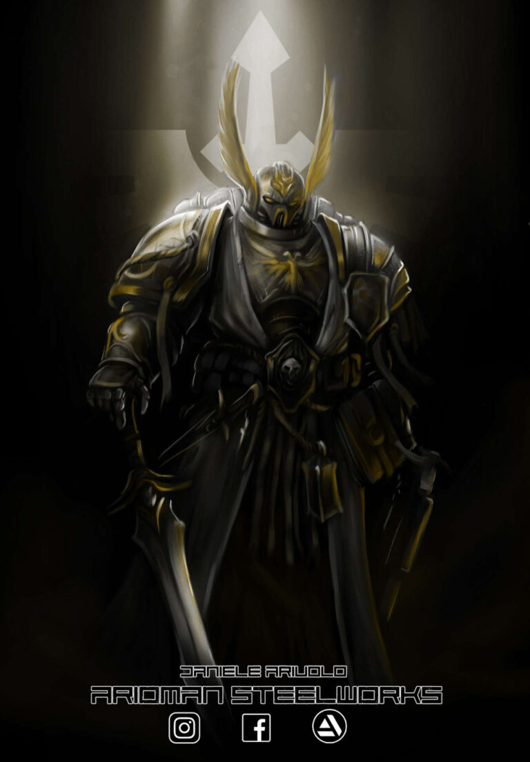 Azrael Master of Deathwing Chapter by Daniele Ariuolo 